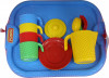 Набор детской посуды Анюта с подносом на 4 персоны фото 2 — Полесье Россия