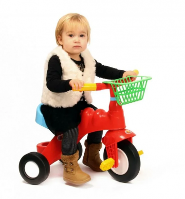 Велосипед с корзинкой Малыш — Полесье Россия