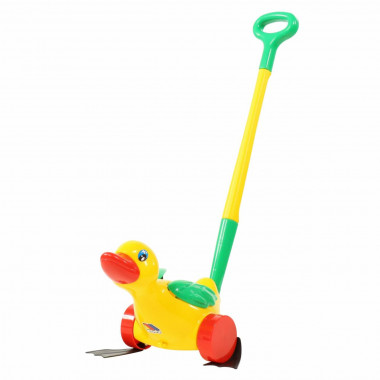 Каталка Утёнок с ручкой — Полесье Россия