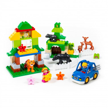 Конструктор Макси Зоопарк (78 элементов) — Полесье Россия