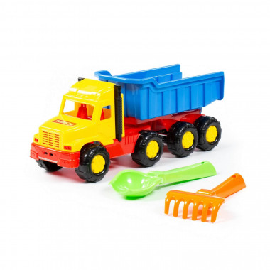Самосвал Фаворит Полесье с совком и грабельками — Полесье Россия