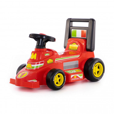 Детская каталка автомобиль гоночный Трек №2 без звука — Полесье Россия