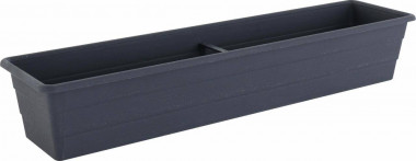 Ящик цветочный №4, L=800 мм - 12 л черный ЦВ — Полесье Россия