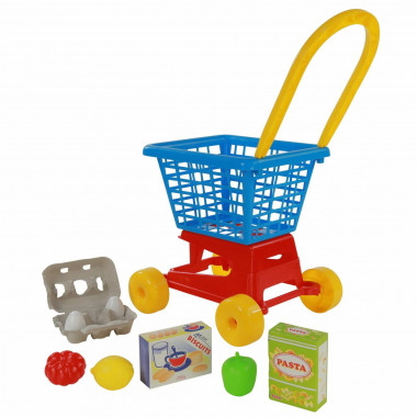 Тележка Supermarket №1 + набор продуктов №2 — Полесье Россия