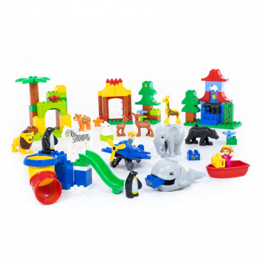 Конструктор Макси Зоопарк (138 элементов) — Полесье Россия