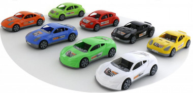 Автомобиль гоночный (Микс №1) Автомобили Юпитер-спорт (2 шт), Меркурий (2 шт), Марс (2 шт), Торнадо (3 шт) — Полесье Россия