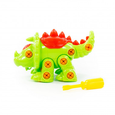 Конструктор-динозавр Трицератопс (32 элемента) — Полесье Россия