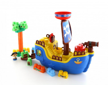 Пиратский корабль + конструктор (30 элементов) — Полесье Россия