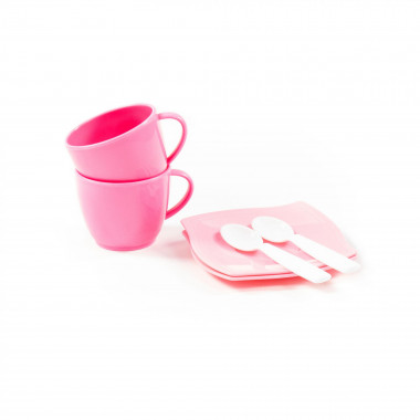 Набор детской посуды Алиса на 2 персоны (6 элементов) — Полесье Россия