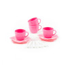 Набор детской посуды Алиса на 4 персоны , розовая фото 1 — Полесье Россия