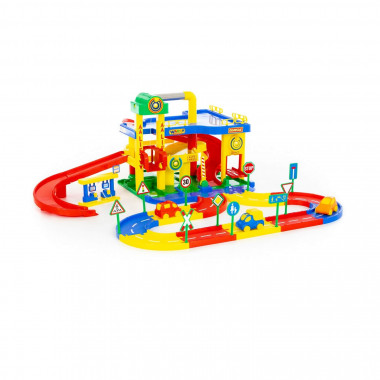 Гараж №1 с дорогой (в коробке) Wader 37831 — Полесье Россия