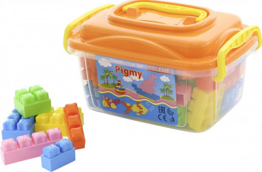 Конструктор Малютка 60 элементов в контейнере — Полесье Россия