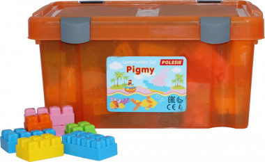 Конструктор Малютка 245 элементов в контейнере — Полесье Россия