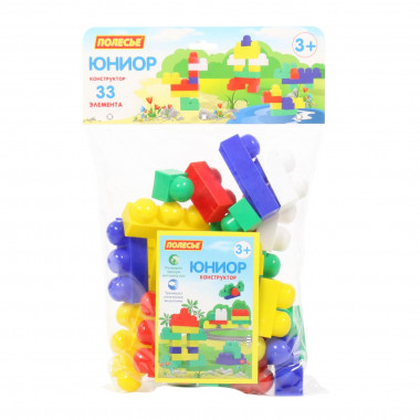 Конструктор Юниор 33 элемента — Полесье Россия