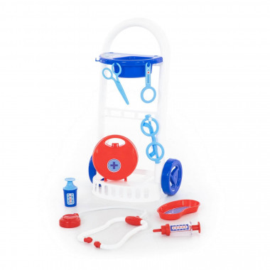 Набор Доктор №11 (8 элементов) на тележке — Полесье Россия