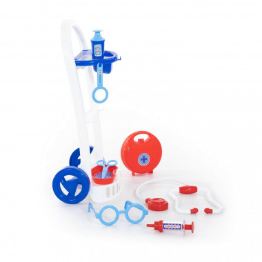 Набор Доктор №11 (8 элементов) на тележке — Полесье Россия