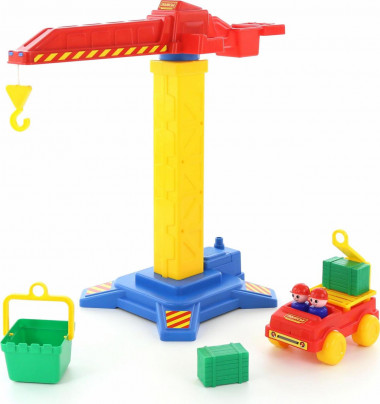 Башенный кран №1 + автомобиль — Полесье Россия