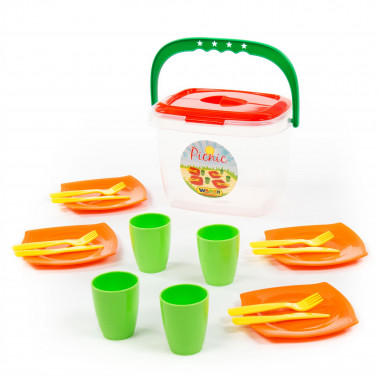 Набор детской посуды Алиса для пикника №1 — Полесье Россия