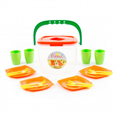 Набор детской посуды Алиса для пикника №1 — Полесье Россия