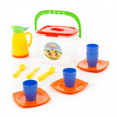 Набор детской посуды Алиса для пикника №2 — Полесье Россия