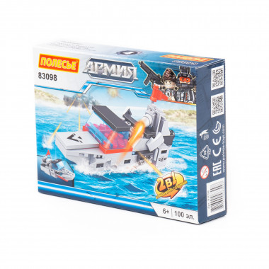 Конструктор Классик Армия-3.4 (100 эл.) совместим с Лего — Полесье Россия