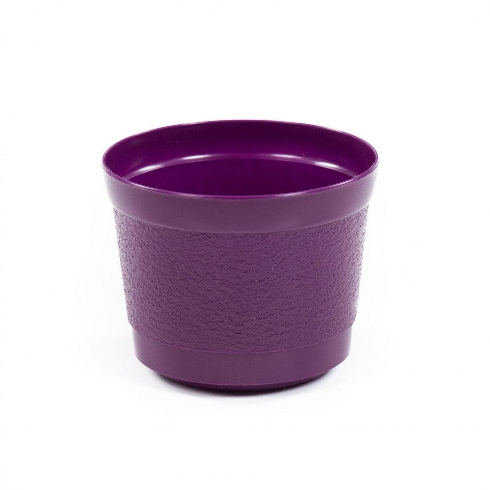 Цветочный горшок фиолетовый Жасмин d155 мм, h121 мм - 1,5 л фото 1 — Полесье Россия