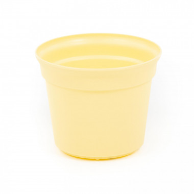 Цветочный горшок светло-желтый Эва d130 мм, h106 мм - 0,8 л — Полесье Россия