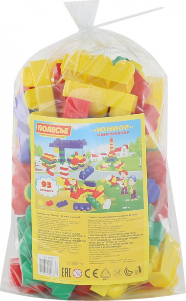 Конструктор Юниор 93 элемента — Полесье Россия