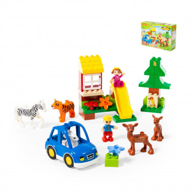 Конструктор Макси Зоопарк (40 элементов) — Полесье Россия