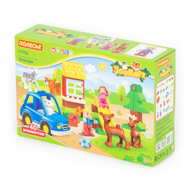 Конструктор Макси Зоопарк (40 элементов) — Полесье Россия
