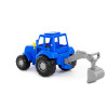 Синий трактор Мастер с лопатой Полесье 84873 фото 3 — Полесье Россия