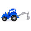 Синий трактор Мастер с лопатой Полесье 84873 фото 2 — Полесье Россия