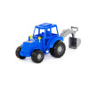 Синий трактор Мастер с лопатой Полесье 84873 фото 1 — Полесье Россия