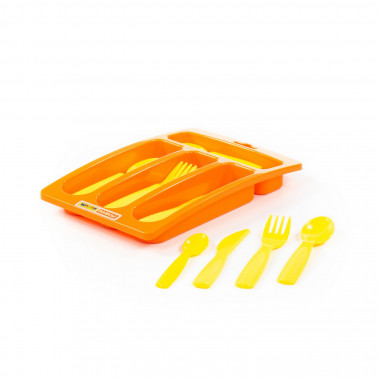 Лоток со столовыми приборами Алиса на 4 персоны — Полесье Россия
