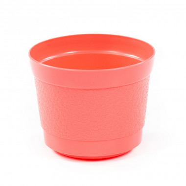 Цветочный горшок розовый Жасмин d173 мм, h140 мм - 2 л — Полесье Россия