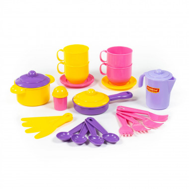 Набор детской посуды Хозяюшка на 4 персоны — Полесье Россия