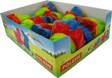 Формочки (Дисплей) Круглые, заяц, лошадка - 8 шт в дисплее — Полесье Россия