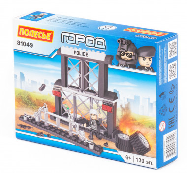 Конструктор Классик Город. Полиция-1.1 (130 эл.) совместим с Лего — Полесье Россия