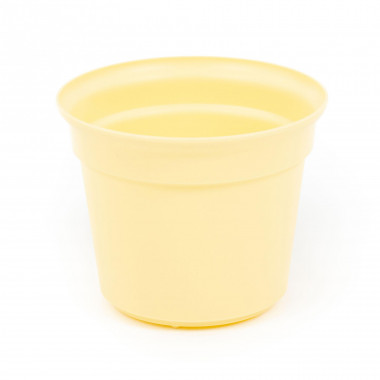 Цветочный горшок светло-желтый Эва d150 мм, h121 мм - 1,25 л — Полесье Россия