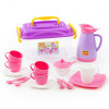Набор детской посуды Алиса на 4 персоны, розовая фото 2 — Полесье Россия