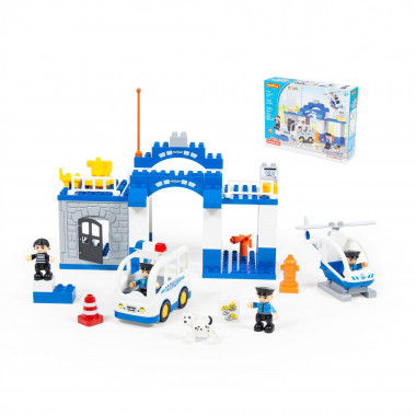 Конструктор Макси Полицейский участок (70 элемента) — Полесье Россия