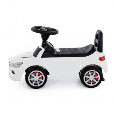 Каталка-автомобиль SuperCar №4 с музыкой (белая) — Полесье Россия