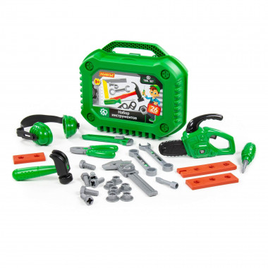 Набор инструментов №17 (26 элементов) (в чемоданчике) — Полесье Россия