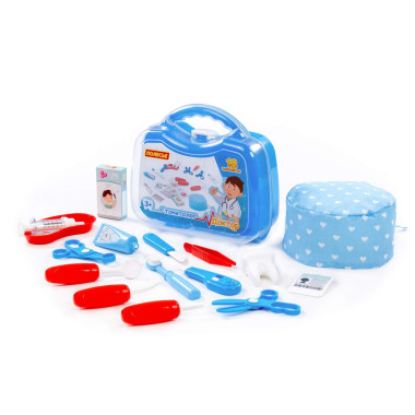 Набор Доктор №22 Стоматолог (18 элементов) (в чемоданчике малом) — Полесье Россия