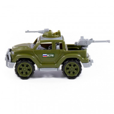 Автомобиль Полесье-пикап военный Легионер-мини с 2-мя пулемётами — Полесье Россия