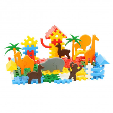 Конструктор Зоопарк 117 элементов НЕ ПРОИЗВОДИМ — Полесье Россия