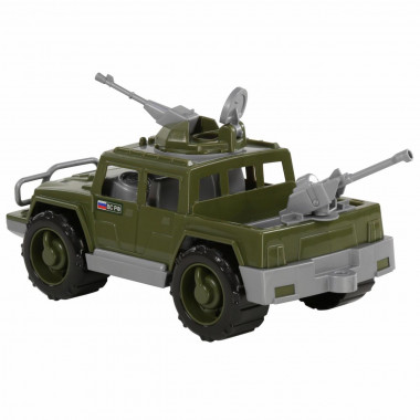 Автомобиль-пикап военный Защитник с 2-мя пулемётами — Полесье Россия