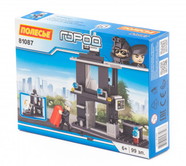 Конструктор Классик Город. Полиция-1.5 (99 эл.) совместим с Лего — Полесье Россия