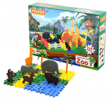 Конструктор Зоопарк 228 элементов — Полесье Россия