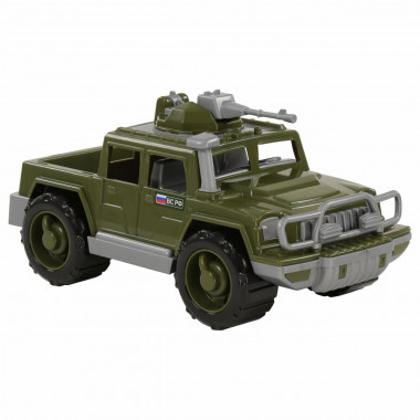 Автомобиль-пикап военный Защитник с 1-м пулемётом — Полесье Россия